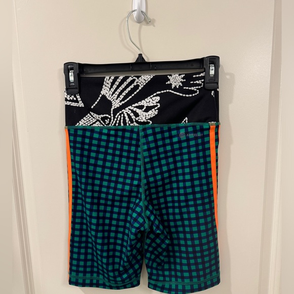 Adidas x FARM Rio Patterned Biker Shorts - Picture 2 of 4